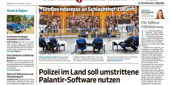 Haller Tagblatt - 30. Juli 2025 - ein Bericht über das 14. Peak Performer Kids Camp in Schwäbisch Hall